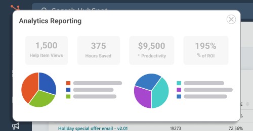 VisualSP for HubSpot - Analytics